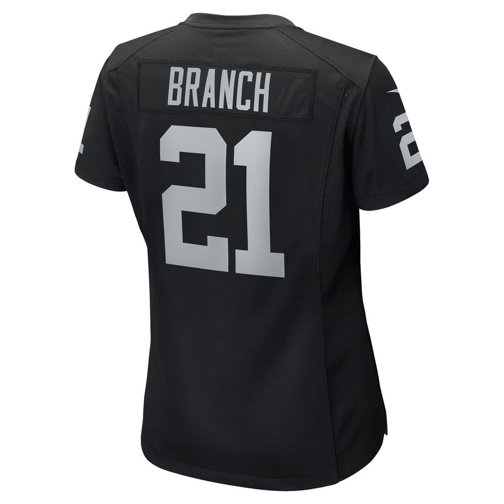 Women's Nike Las Vegas Raiders Cliff Branch Black Retired Player Game NFL Jersey