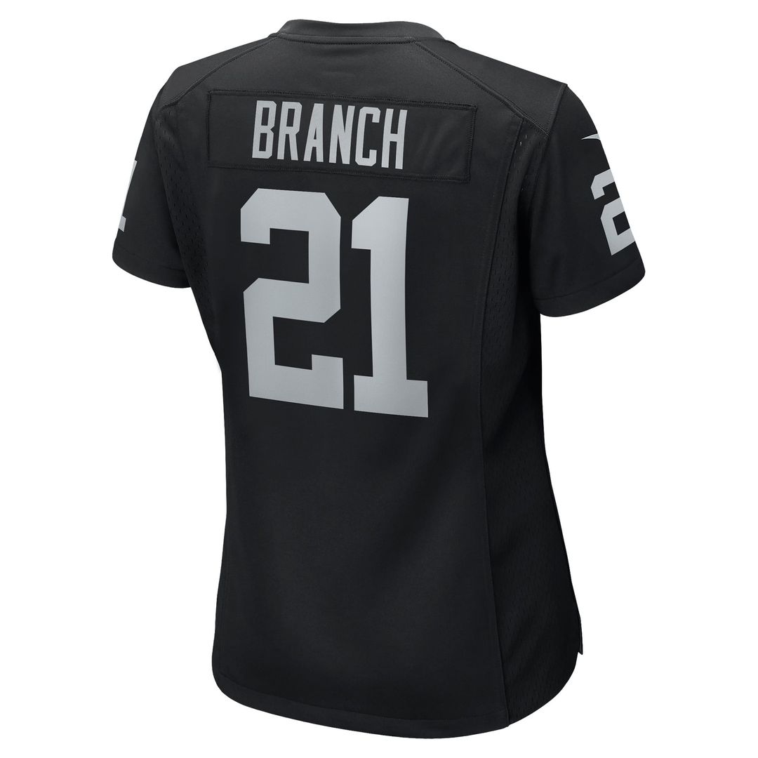 Women's Nike Las Vegas Raiders Cliff Branch Black Retired Player Game NFL Jersey