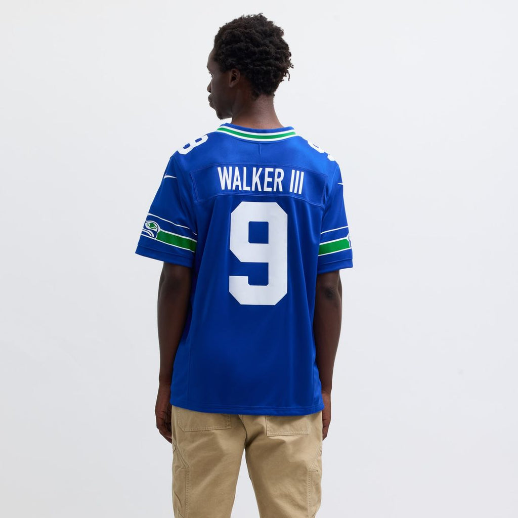 Men's Nike Seattle Seahawks Kenneth Walker III Royal Vapor F.U.S.E. Limited NFL Jersey