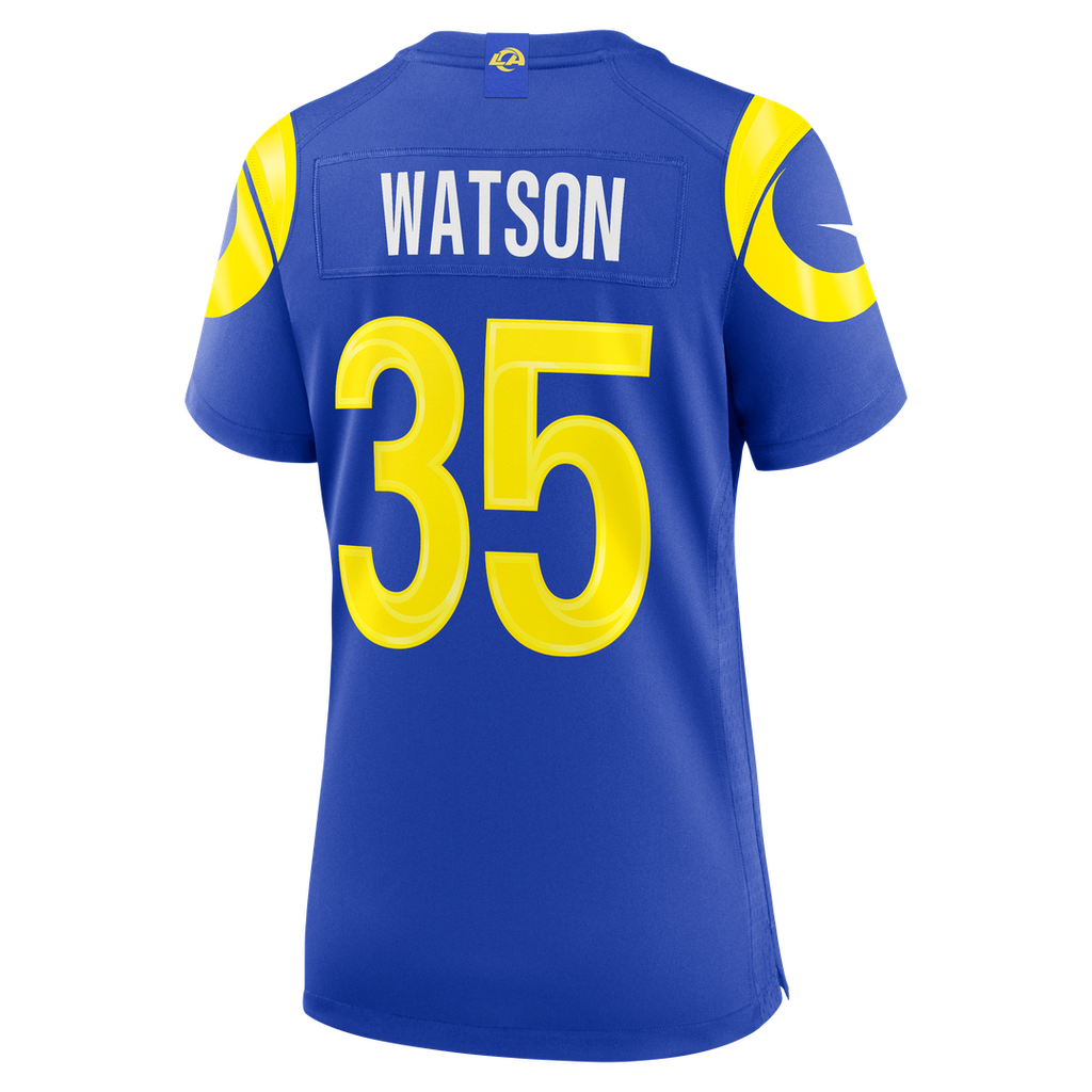 Women's Nike Los Angeles Rams Jaylen Watson Royal Team Game NFL Jersey
