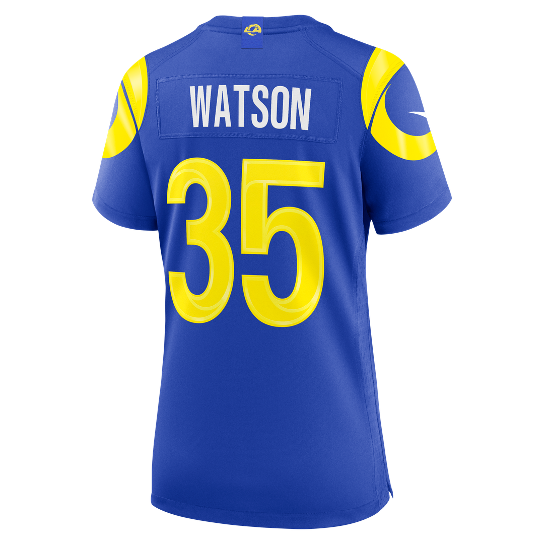 Women's Nike Los Angeles Rams Jaylen Watson Royal Team Game NFL Jersey
