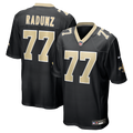 Men's Nike New Orleans Saints Dillon Radunz Black Team Game NFL Jersey