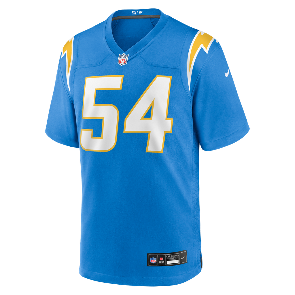 Men's Nike Los Angeles Chargers Kyle Kennard Powder Blue Team Game NFL Jersey