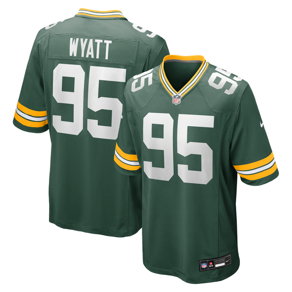 Men's Nike Green Bay Packers Devonte Wyatt Green Player Game NFL Jersey