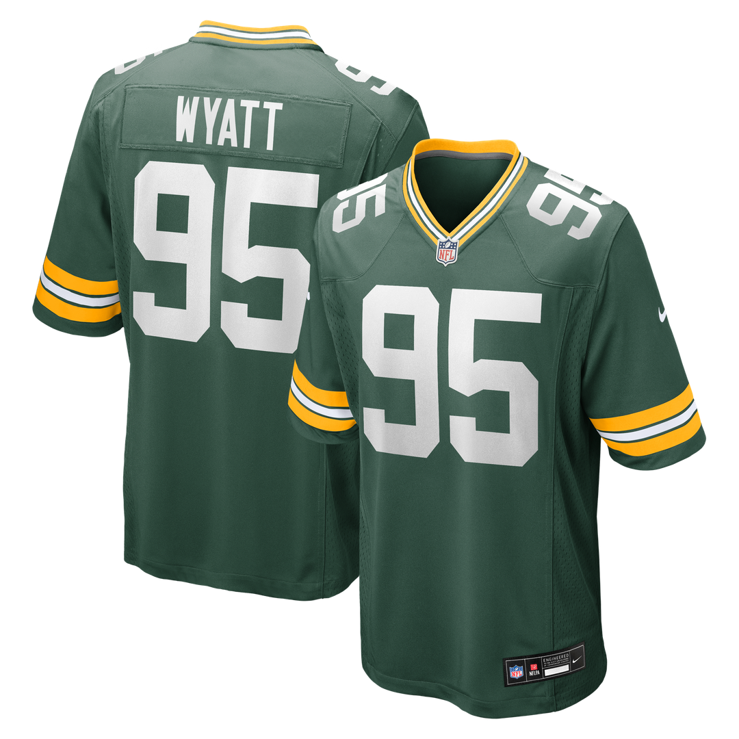 Men's Nike Green Bay Packers Devonte Wyatt Green Player Game NFL Jersey