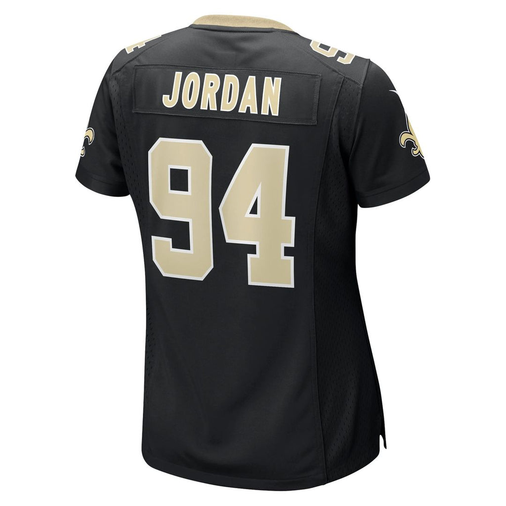 Women's Nike New Orleans Saints Cameron Jordan Black Team Game NFL Jersey