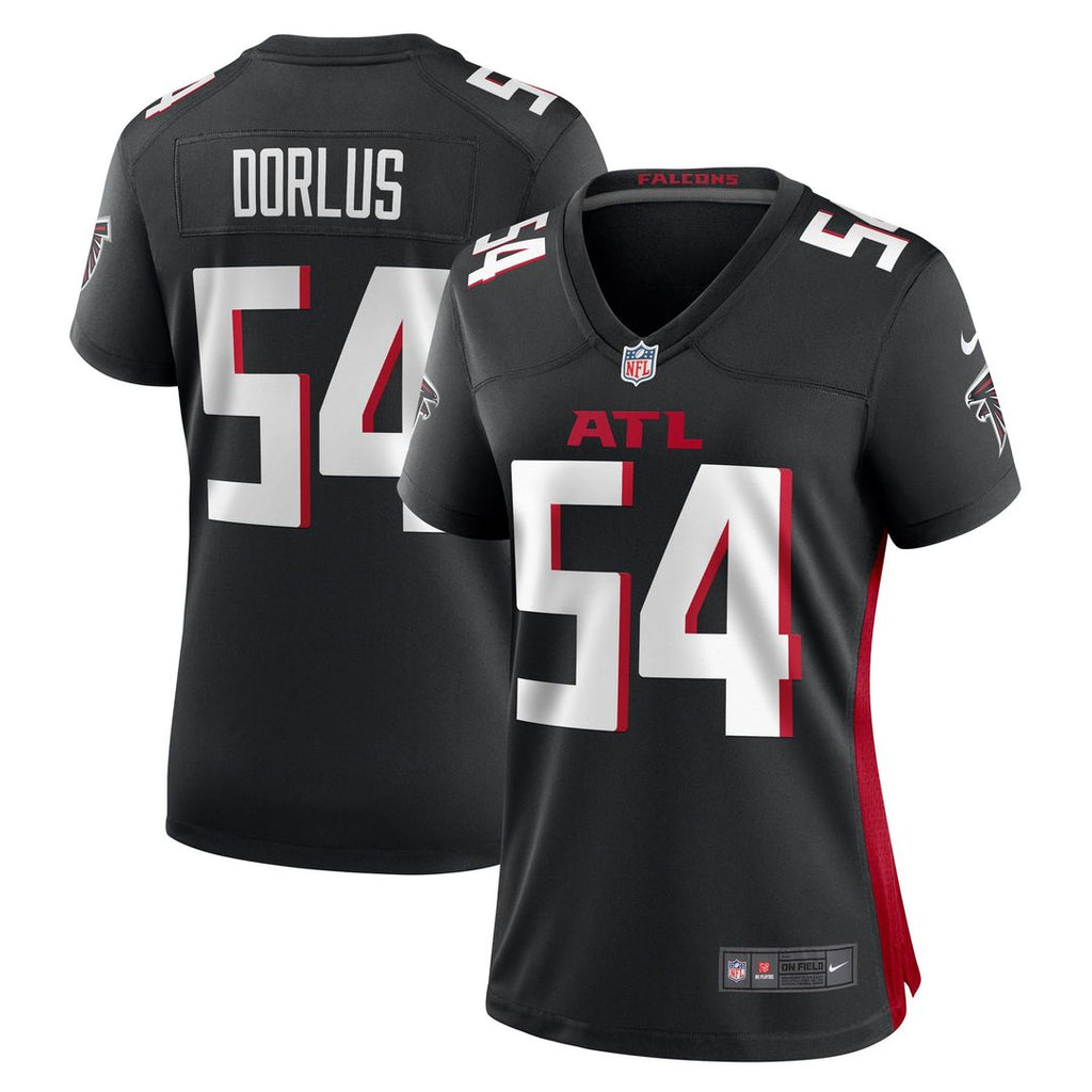 Women's Nike Atlanta Falcons Brandon Dorlus Black Game NFL Jersey