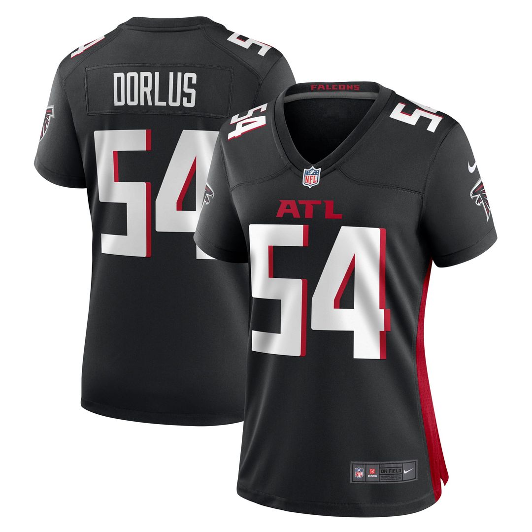 Women's Nike Atlanta Falcons Brandon Dorlus Black Game NFL Jersey