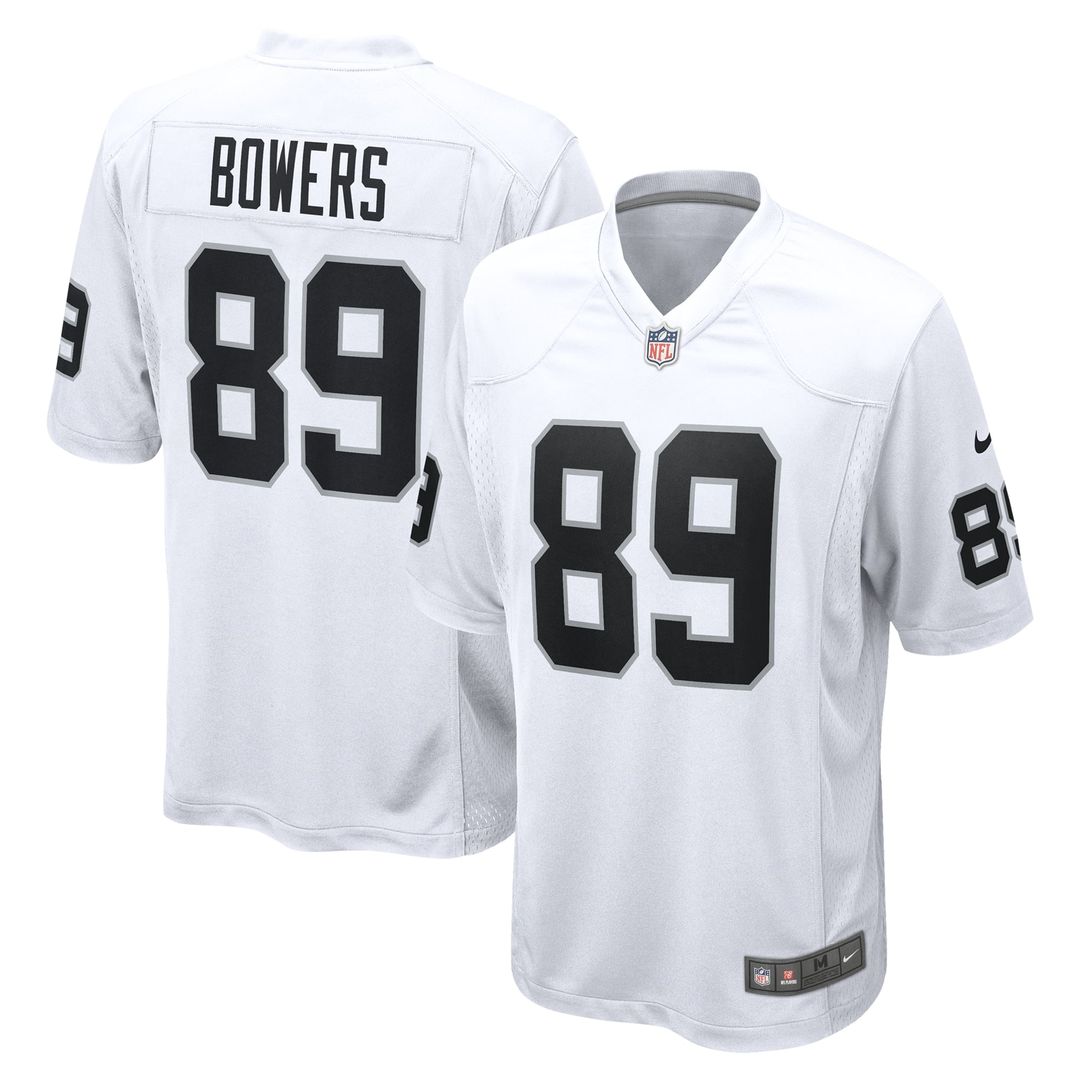 Men's Nike Las Vegas Raiders Brock Bowers Black Player Game NFL Jersey