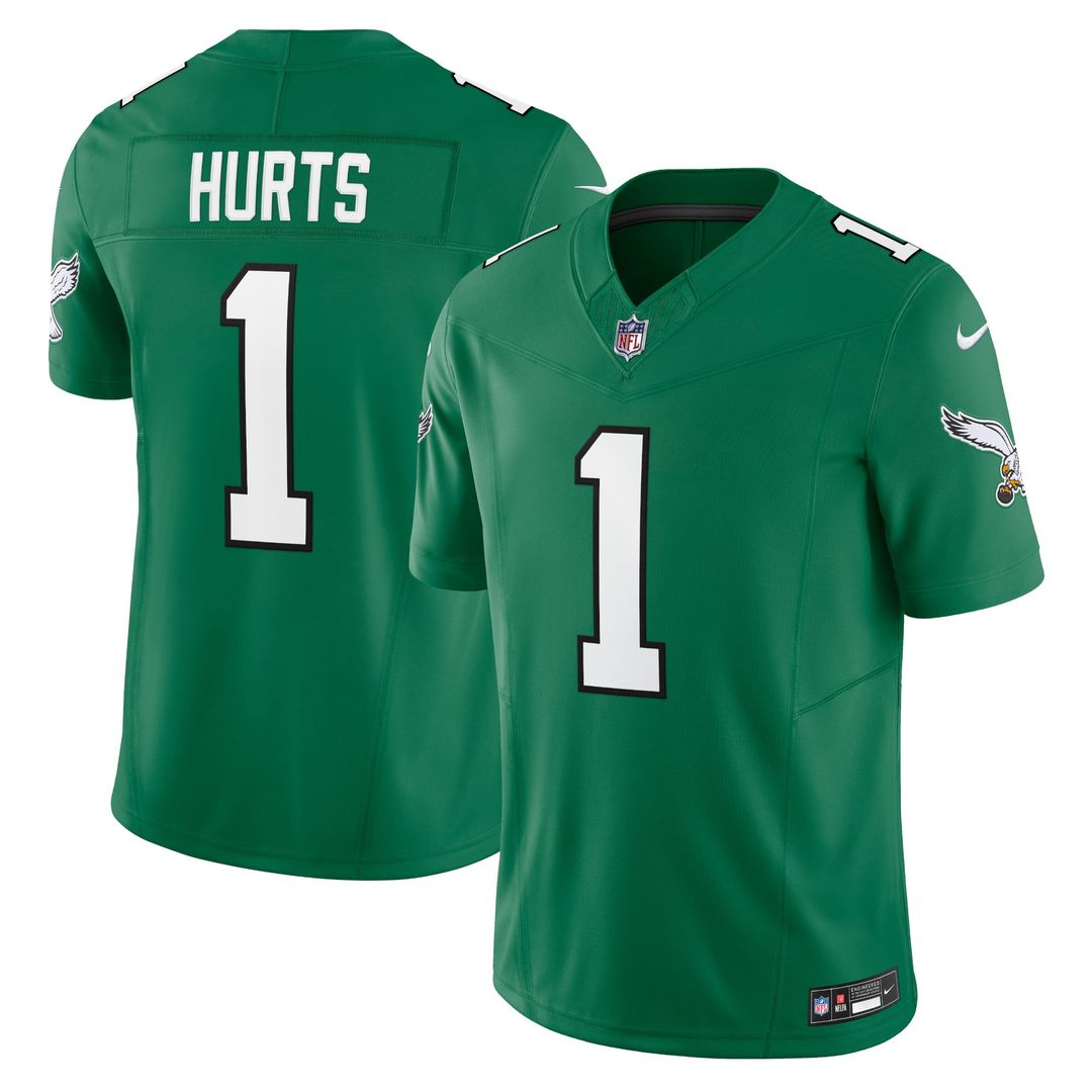 Men's Nike Philadelphia Eagles Jalen Hurts Black Alternate Vapor F.U.S.E. Limited NFL Jersey