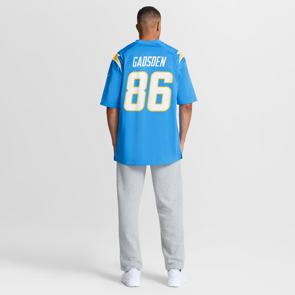 Men's Nike Los Angeles Chargers Oronde Gadsden Powder Blue Team Game NFL Jersey