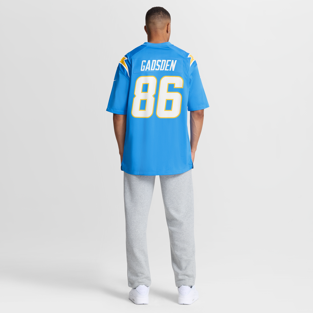 Men's Nike Los Angeles Chargers Oronde Gadsden Powder Blue Team Game NFL Jersey
