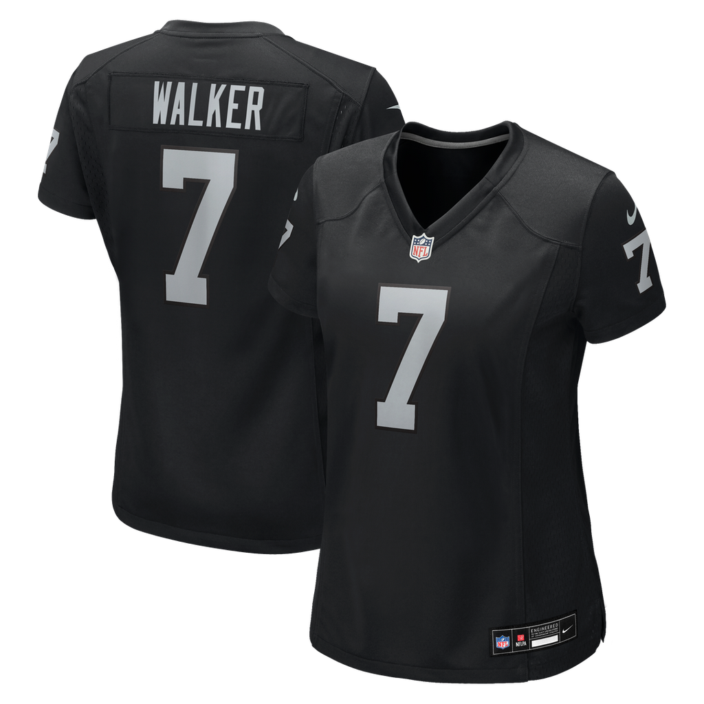 Women's Nike Las Vegas Raiders Quay Walker Black Team Game NFL Jersey