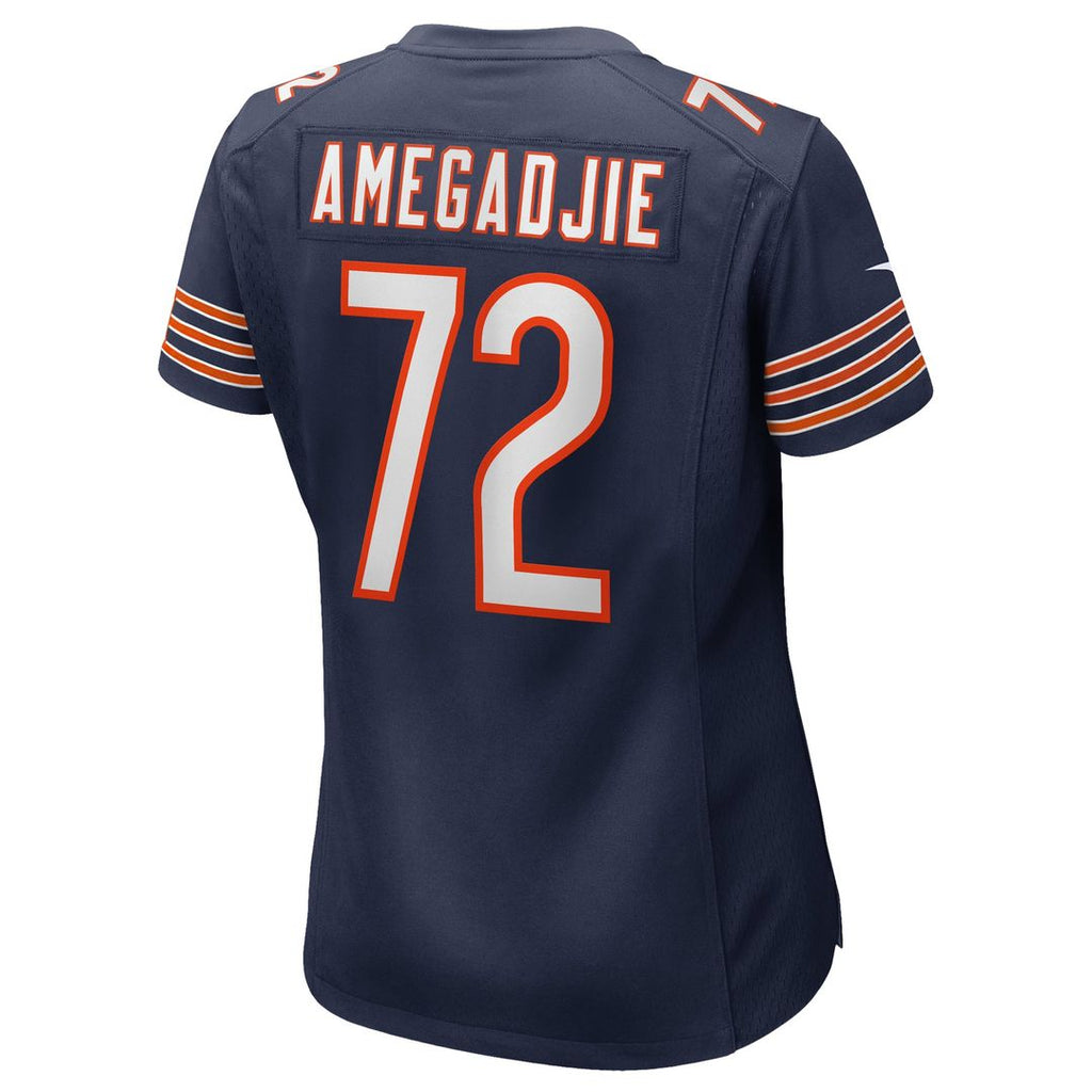 Women's Nike Chicago Bears Kiran Amegadjie Navy Game NFL Jersey