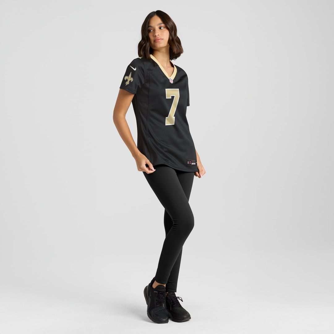 Women's Nike New Orleans Saints Morten Andersen Black Game Retired Player NFL Jersey