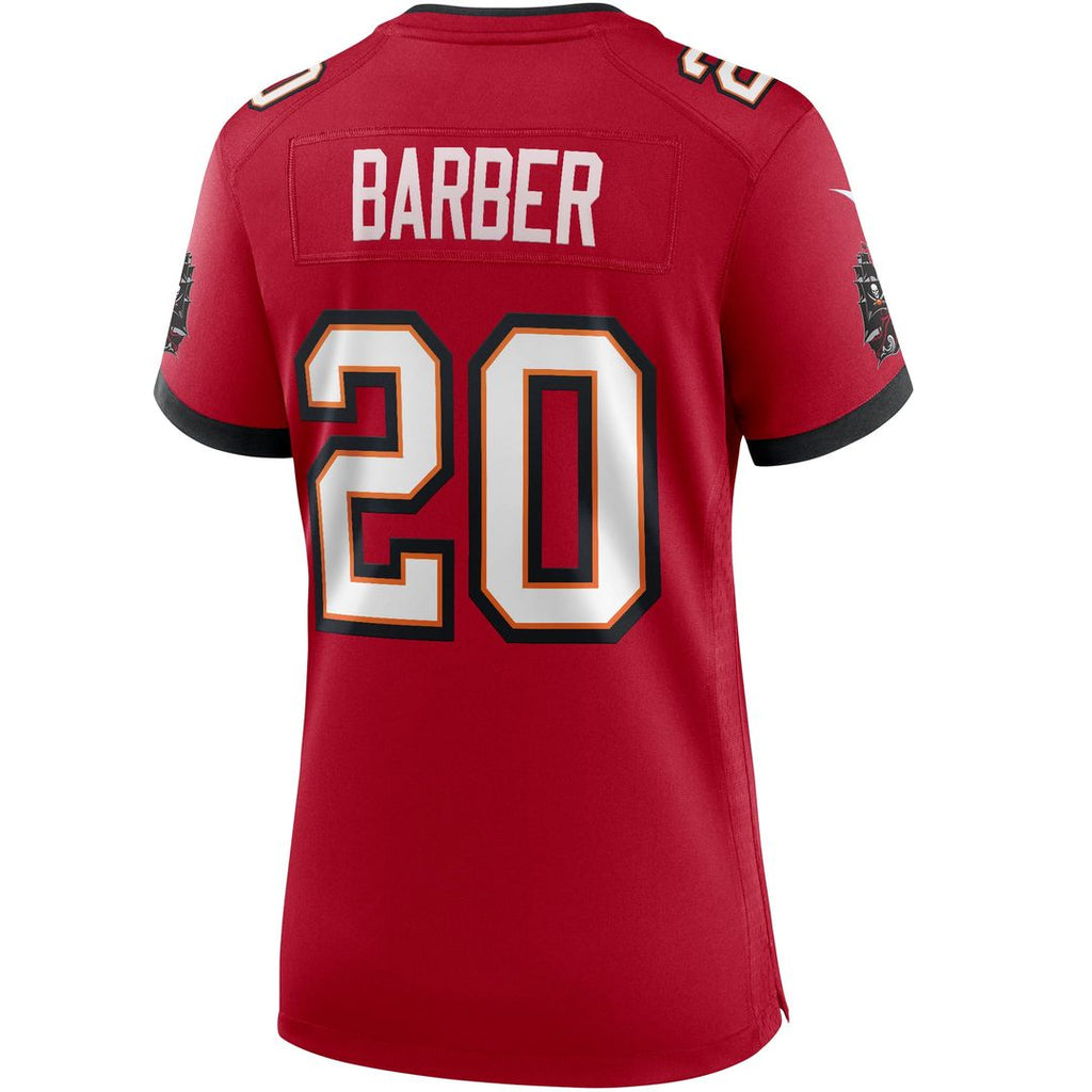 Women's Nike Tampa Bay Buccaneers Ronde Barber Red Game Retired Player NFL Jersey