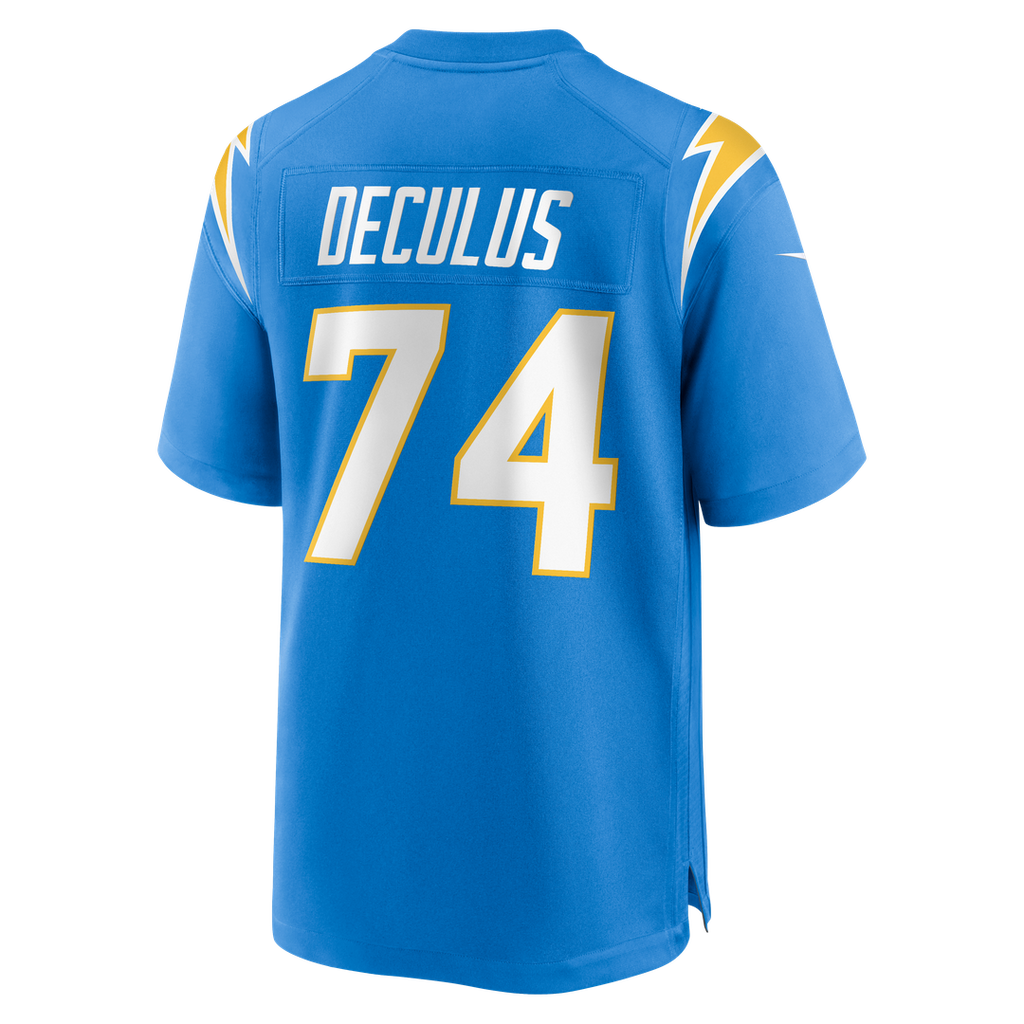 Men's Nike Los Angeles Chargers Austin Deculus Powder Blue Team Game NFL Jersey