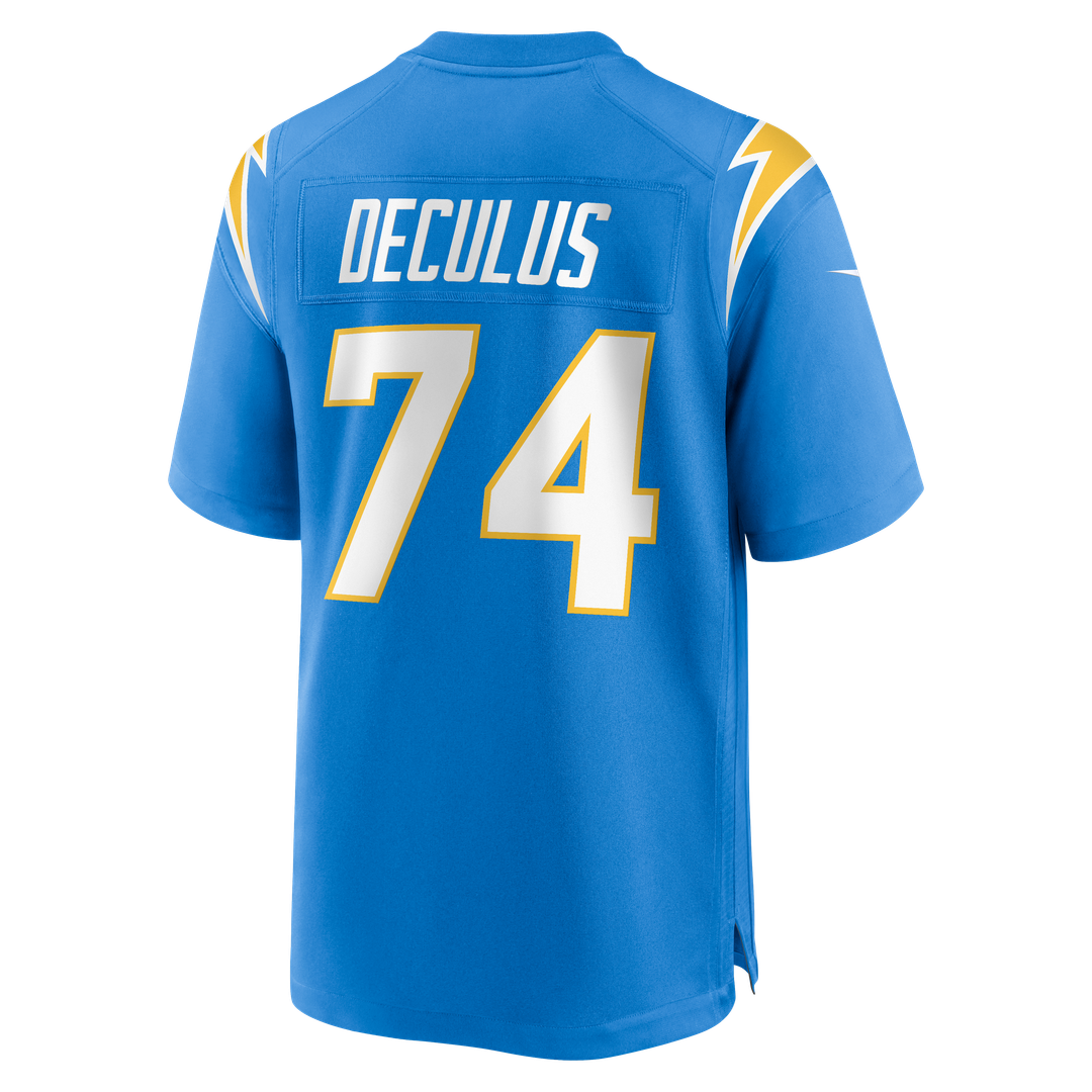 Men's Nike Los Angeles Chargers Austin Deculus Powder Blue Team Game NFL Jersey