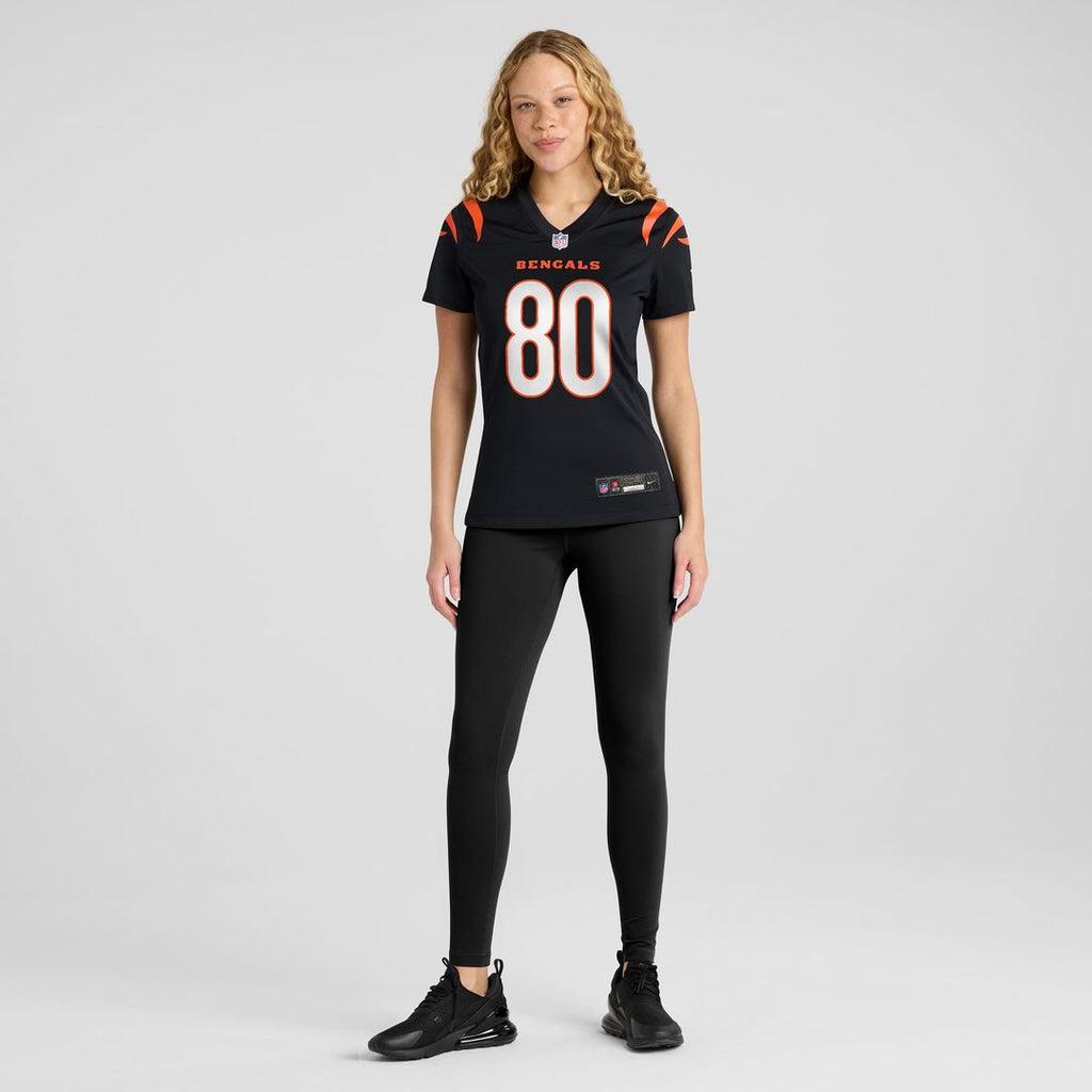 Women's Nike Cincinnati Bengals Andrei Iosivas Black Team Game NFL Jersey