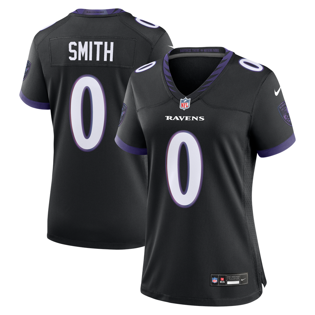 Women's Nike Baltimore Ravens Roquan Smith Black Alternate Game NFL Jersey