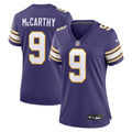 Women's Nike Minnesota Vikings J.J. McCarthy Purple 2nd Alternate Player Game NFL Jersey