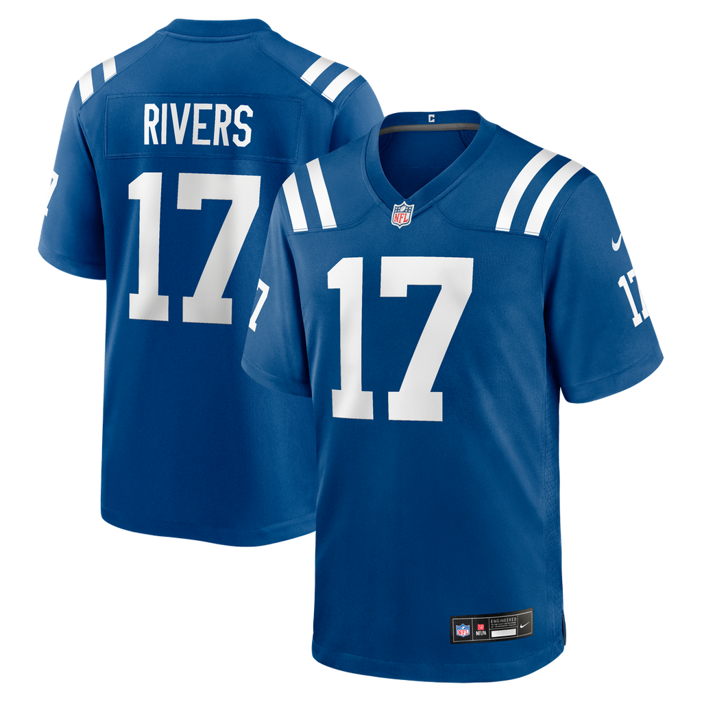 Men's Nike Indianapolis Colts Philip Rivers Royal Game NFL Jersey