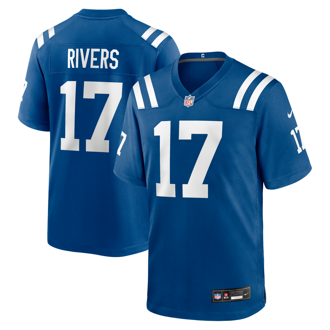 Men's Nike Indianapolis Colts Philip Rivers Royal Game NFL Jersey
