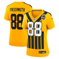 Women's Nike Pittsburgh Steelers Pat Freiermuth Gold Alternate 1933 Throwback Game NFL Jersey