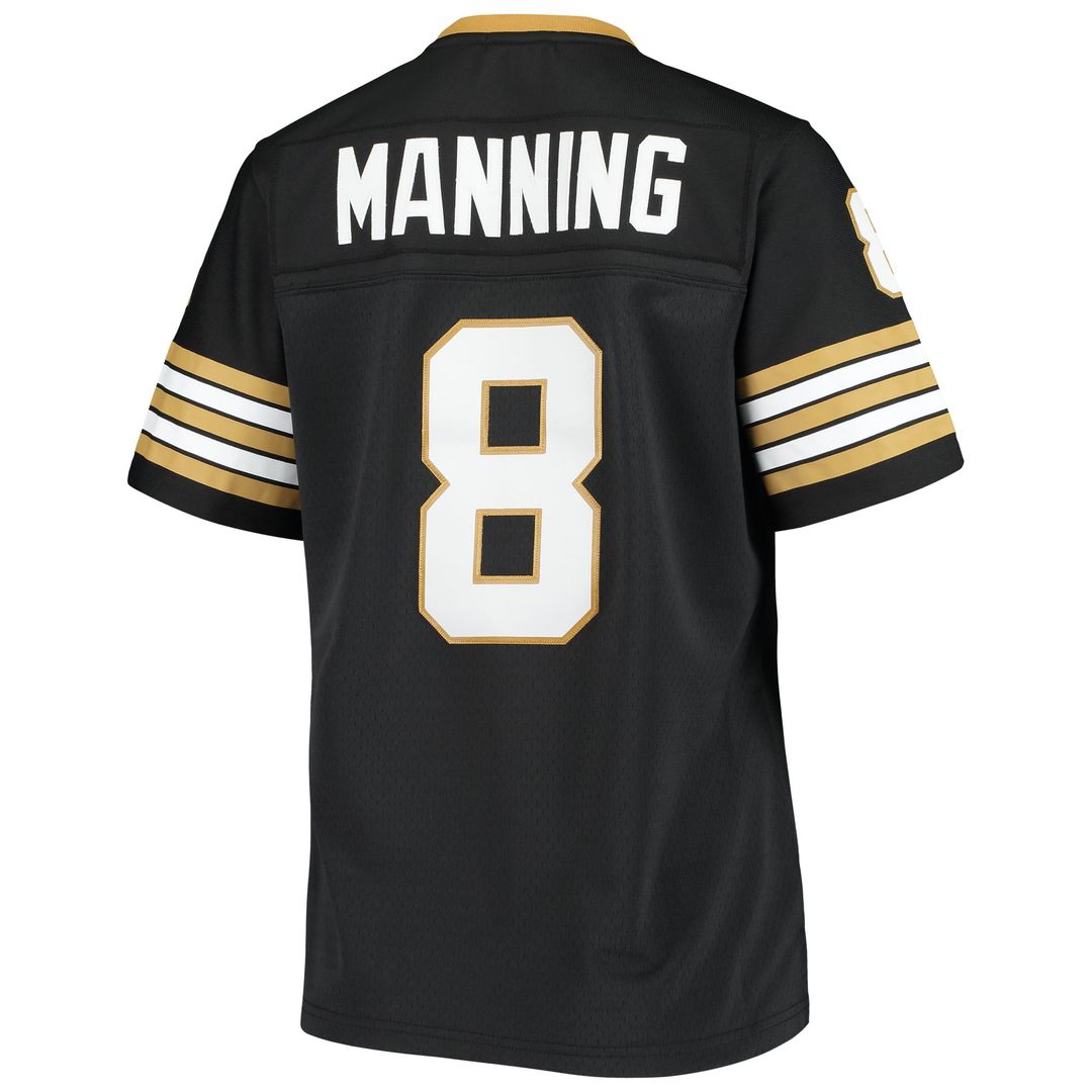 Women's Mitchell & Ness New Orleans Saints Archie Manning Black 1979 Legacy Replica NFL Jersey