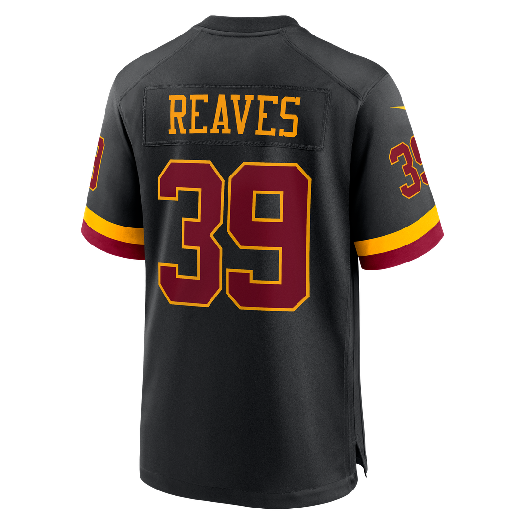 Men's Nike Washington Commanders Jeremy Reaves White Game Super Bowl Era NFL Jersey
