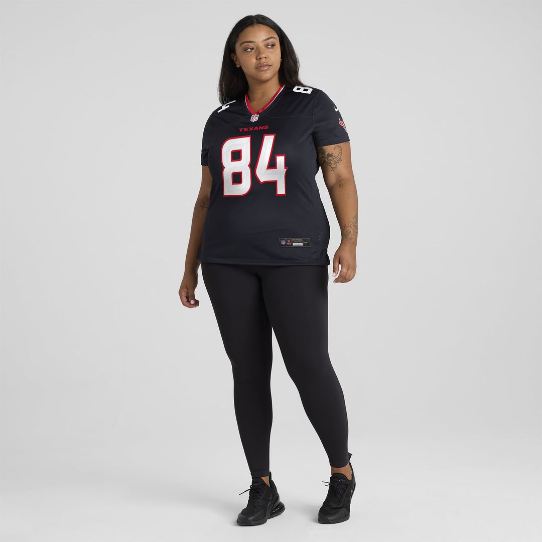 Women's Nike Houston Texans Justin Watson Navy Team Game NFL Jersey