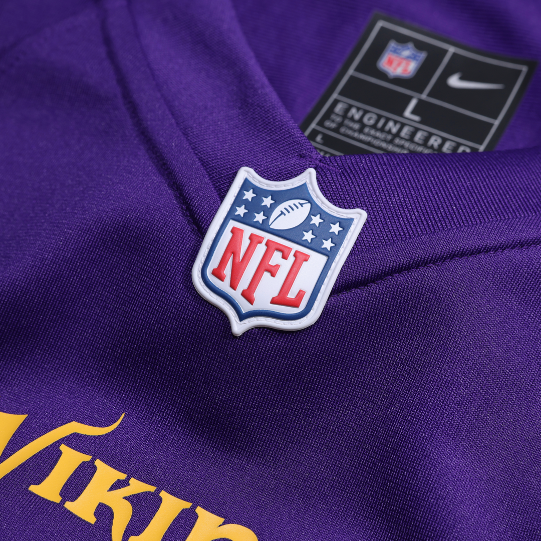 Men's Nike Minnesota Vikings Dallas Turner Purple Player Game NFL Jersey