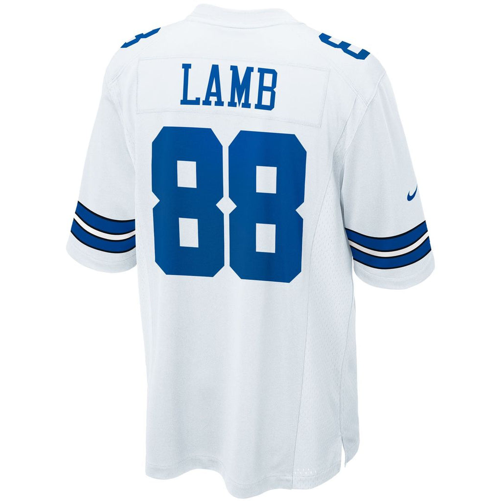 Men's Nike Dallas Cowboys CeeDee Lamb Navy Game NFL Jersey