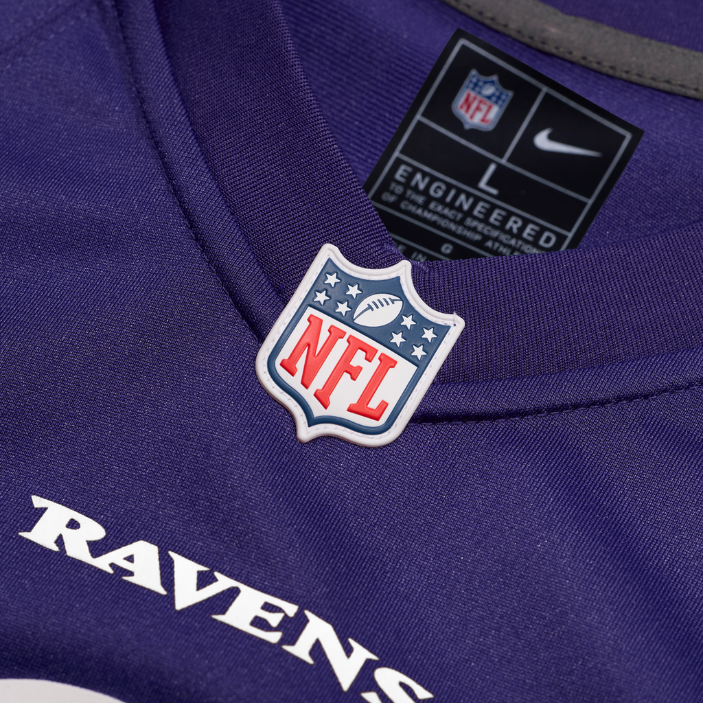 Men's Nike Baltimore Ravens Jay Higgins IV Purple Team Game NFL Jersey