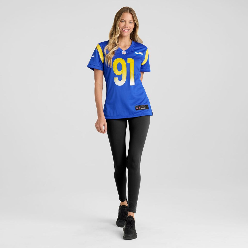Women's Nike Los Angeles Rams Kobie Turner Royal Home Game NFL Jersey