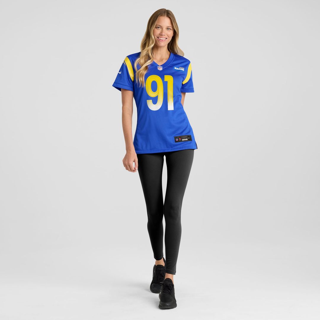 Women's Nike Los Angeles Rams Kobie Turner Royal Home Game NFL Jersey