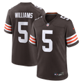 Men's Nike Cleveland Browns Quincy Williams Brown Team Game NFL Jersey