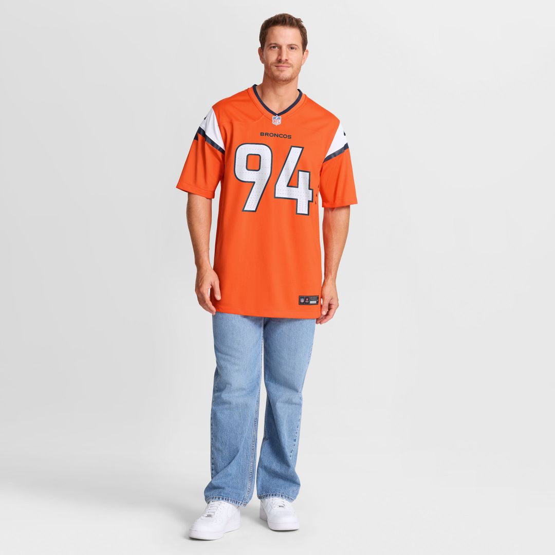 Men's Nike Denver Broncos DeMarcus Ware Orange Team Retired Game NFL Jersey
