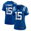 Women's Nike Indianapolis Colts Riley Leonard Royal Team Game NFL Jersey