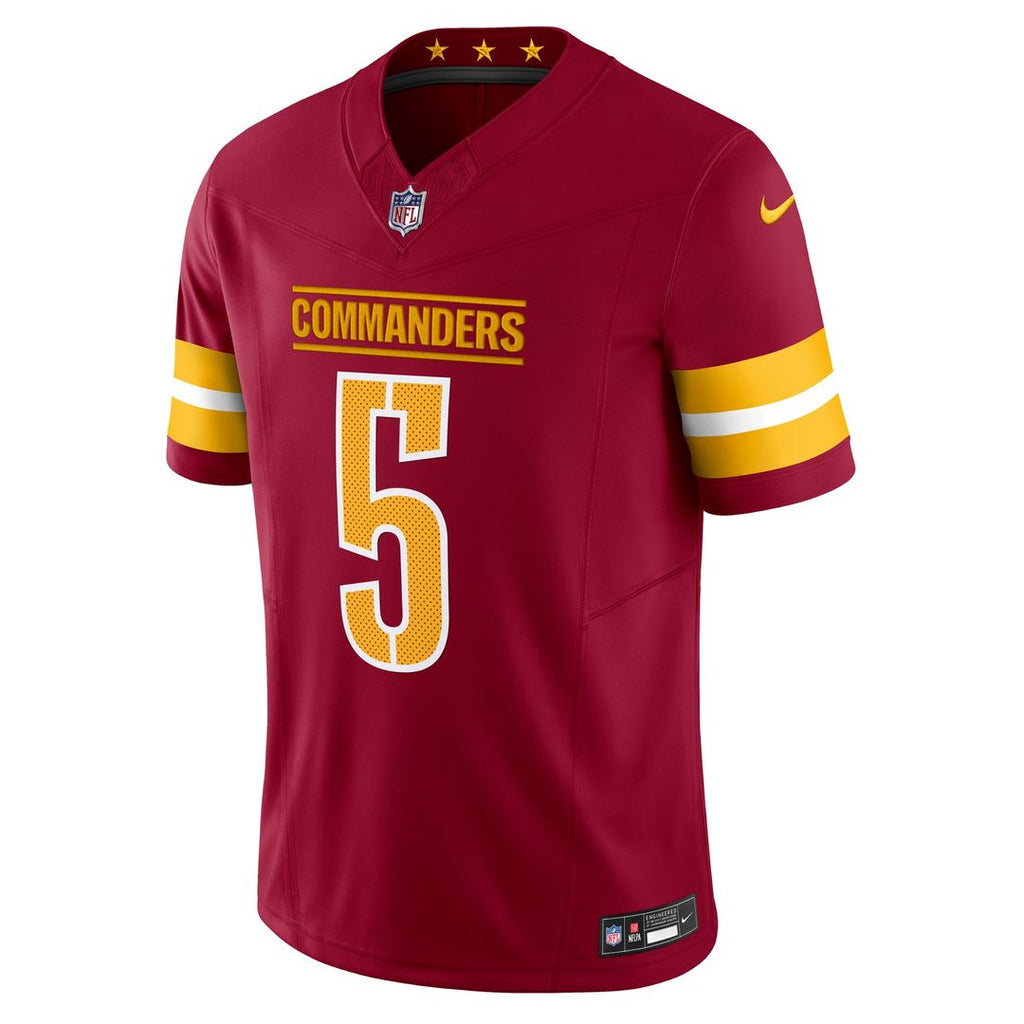 Men's Nike Washington Commanders Jayden Daniels Burgundy Vapor F.U.S.E. Limited NFL Jersey