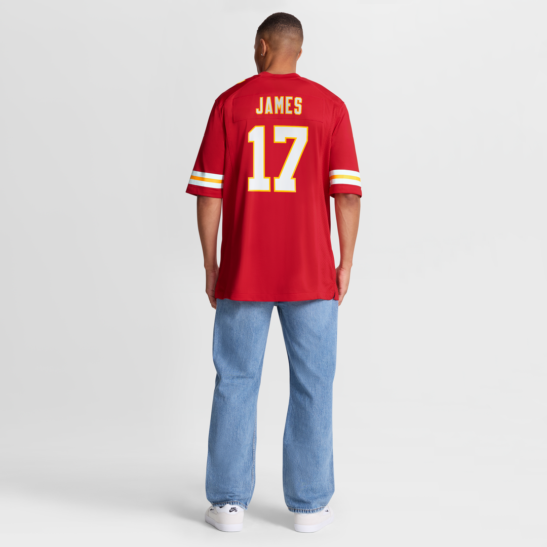 Men's Nike Kansas City Chiefs Richie James Red Game NFL Jersey