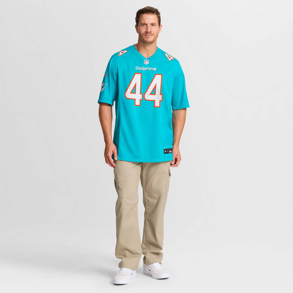 Men's Nike Miami Dolphins Chop Robinson Aqua Player Game NFL Jersey