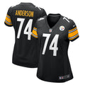 Women's Nike Pittsburgh Steelers Spencer Anderson Black Game NFL Jersey