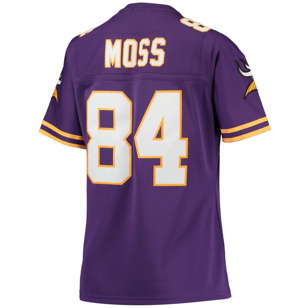 Women's Mitchell & Ness Minnesota Vikings Randy Moss Purple Legacy Replica Team NFL Jersey