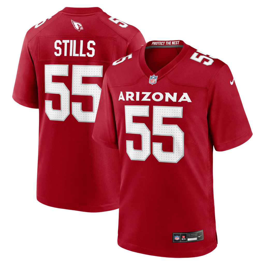 Men's Nike Arizona Cardinals Dante Stills Cardinal Team Game NFL Jersey