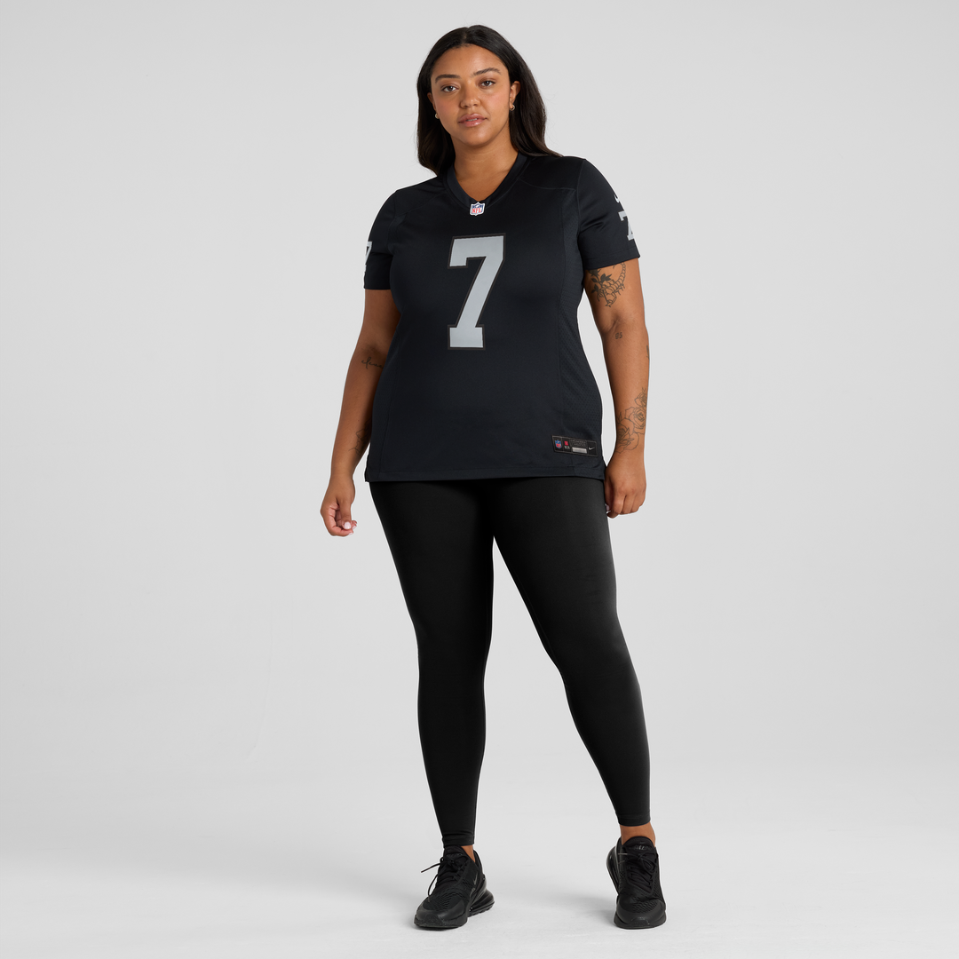 Women's Nike Las Vegas Raiders Quay Walker Black Team Game NFL Jersey