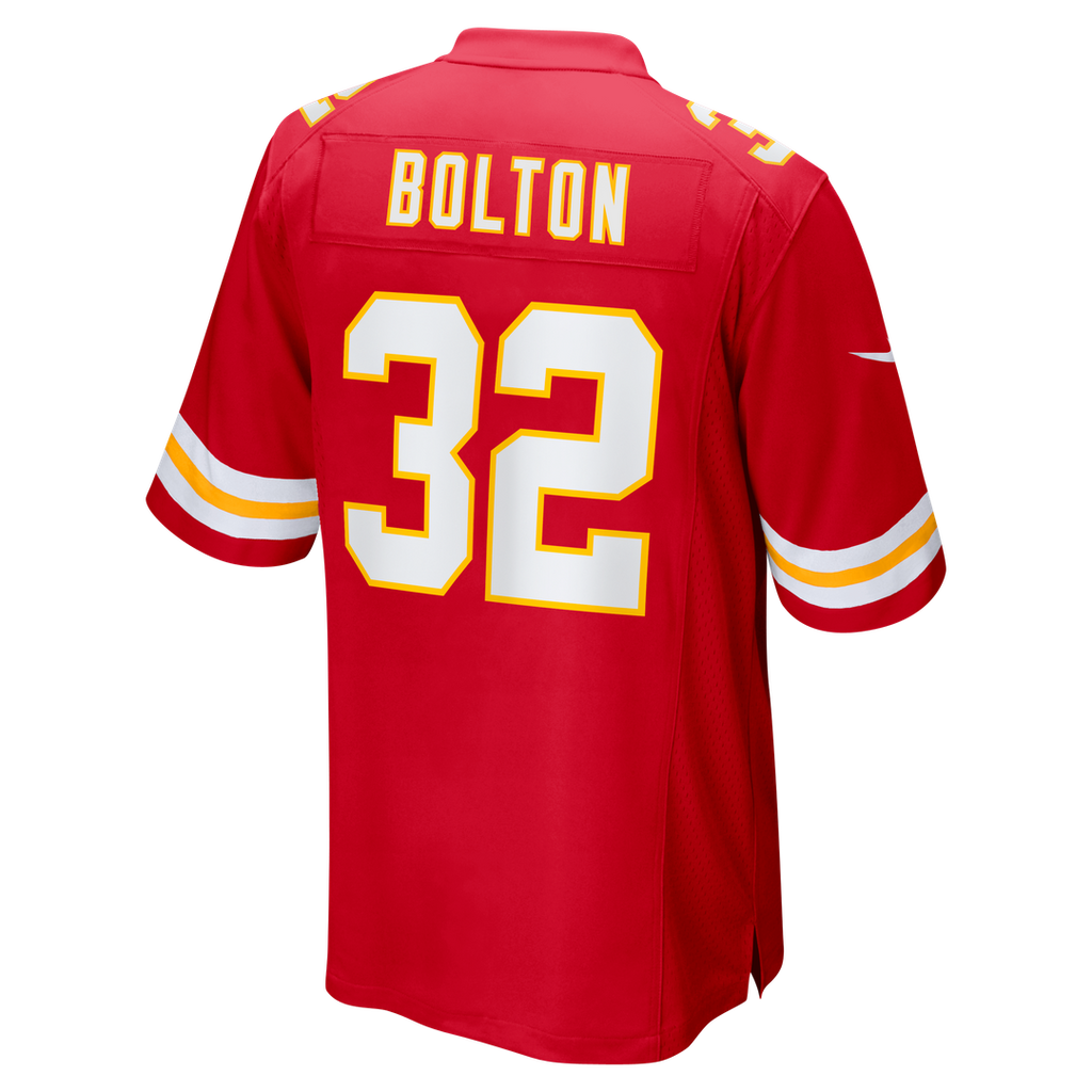 Men's Nike Kansas City Chiefs Nick Bolton Red Game NFL Jersey