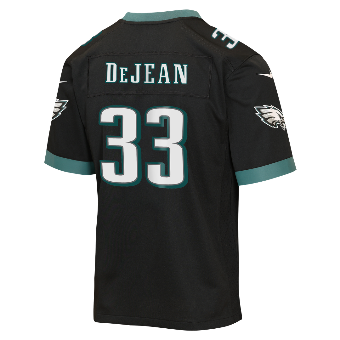 Youth Nike Philadelphia Eagles Cooper DeJean Black Alternate Game NFL Jersey