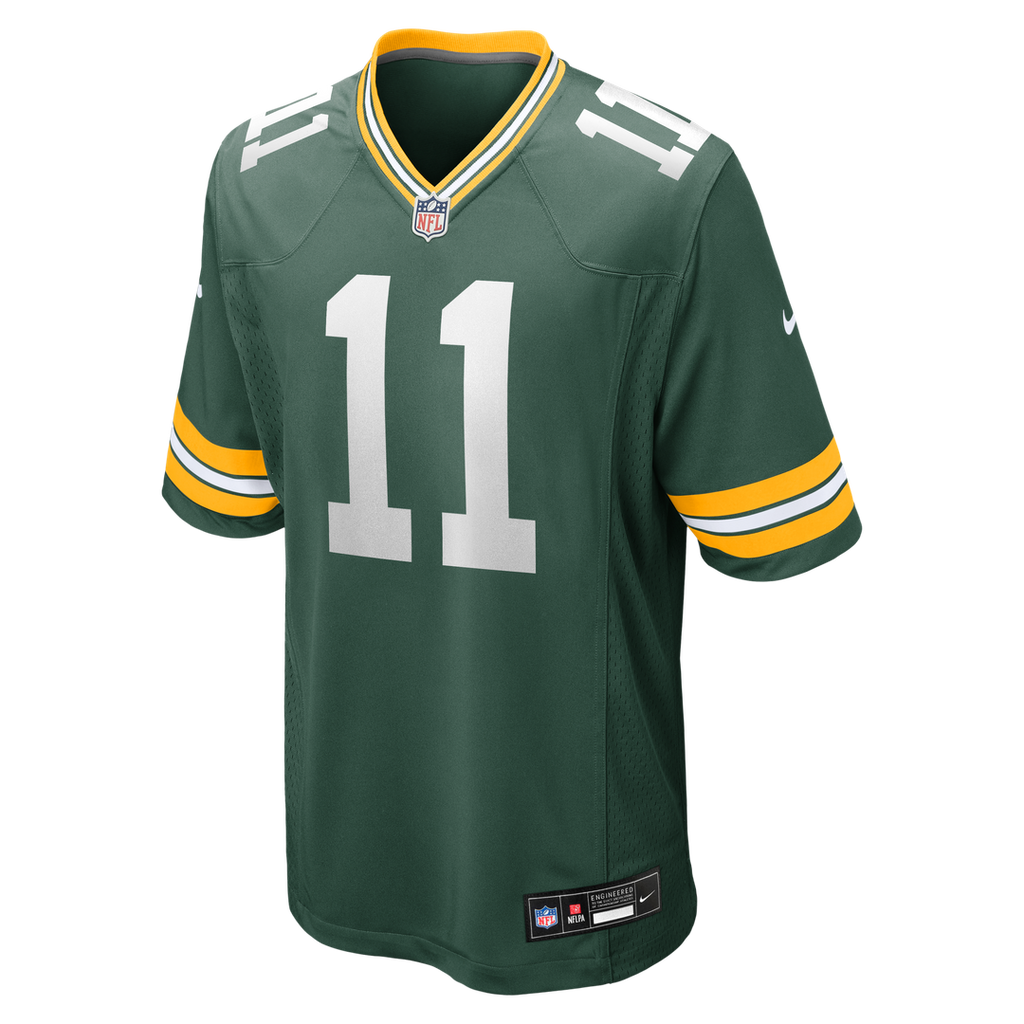 Men's Nike Green Bay Packers Jayden Reed Green Game NFL Jersey