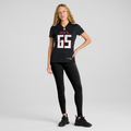 Women's Nike Atlanta Falcons Matthew Bergeron Black Team Game NFL Jersey